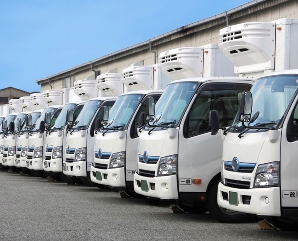 [헝딩물류그룹의 전문 배송차량]