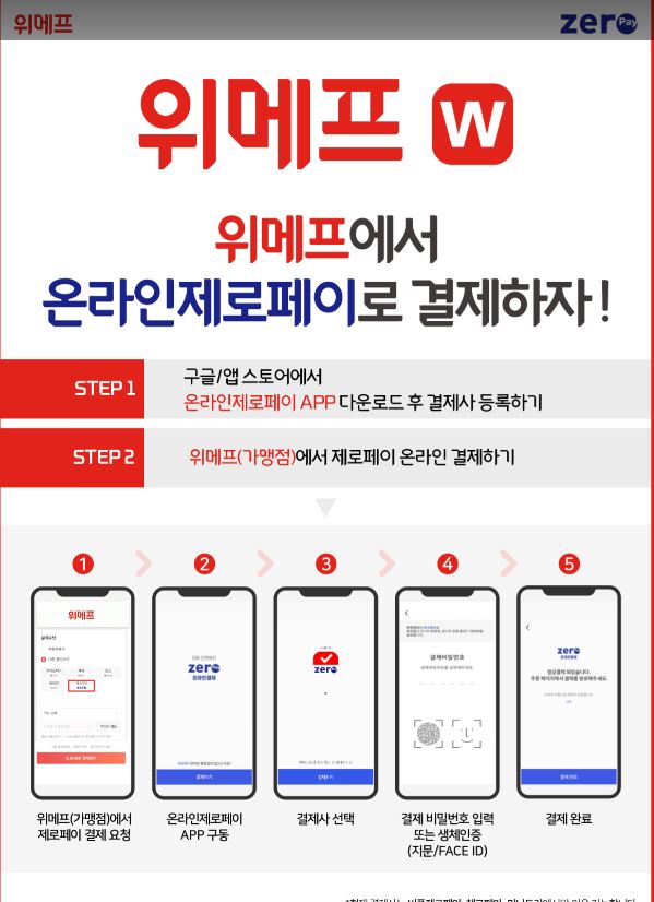 위메프의 홍보 포스터.