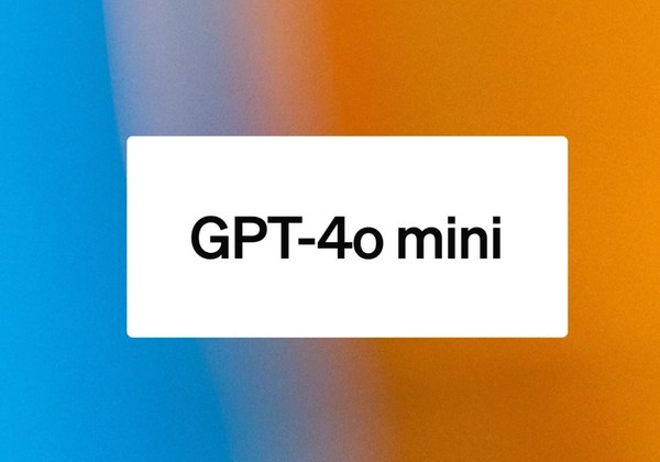 GPT-4o 모델을 경량화한 GPT-4o mini 모델 이미지. (출처=오픈AI)