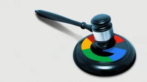 구글의 반독점재판을 시사한 이미지. (출처=엑시오스)