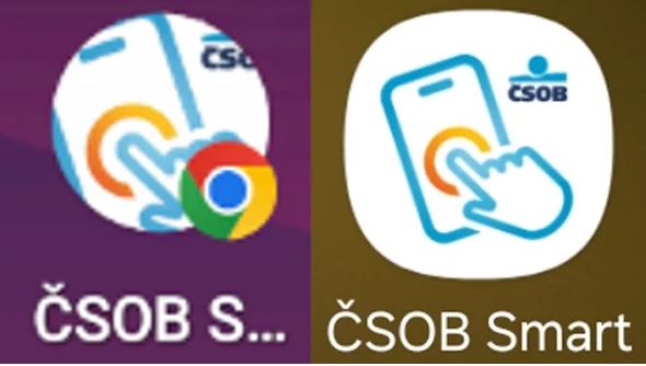 실제 PWA를 악용, 악성 맬웨어를 다운로드하게 하는 이미지. (출처=ESET)