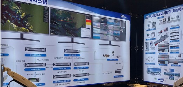 복잡한 정보를 시각화함으로써 효율적인 분석과 의사결정을 가능하게 한다. 사진은 'AI엑스포코리아'에 출품한 업체의 데이터 시각화 모습으로 본문과 직접 관련은 없음.