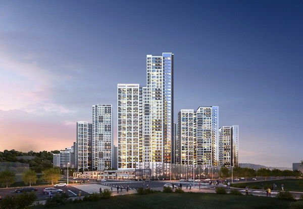 래미안-송도역-센트리폴-투시도3블록(사진:삼성물산 건설부문)