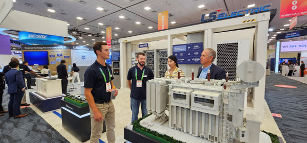LS일렉트릭은 현지시간 10일부터 12일까지 3일간 미국 캘리포니아 애너하임 컨벤션센터에서 열리는 ‘RE+(Renewable Energy Plus) 2024’에 참가했다(사진:LS ELECTRIC)