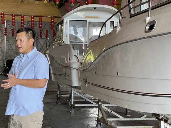 Shing Sheng Boat Building Co.(國瑞造船廠) 장홍원(張鴻文, Polo Chang)대표 (사진 : Adela Lin)