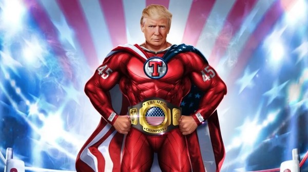 트럼프의 가장자산 플랫폼 'WLF'와 거래 사이트 '콜렉트트럼프카드'에 게재된 트럼프의 이미지. ( 출처=콜렉트트럼프카드')