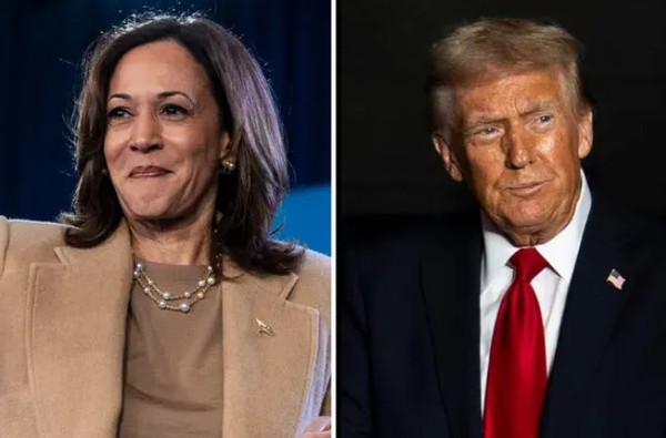 미국 대선에서 해리스와 트럼프 중 누가 승리할까. AI챗봇들도 답변이 엇갈릴 만큼 결과를 알 수 없는 상황이다. (사진=뉴욕타임스)