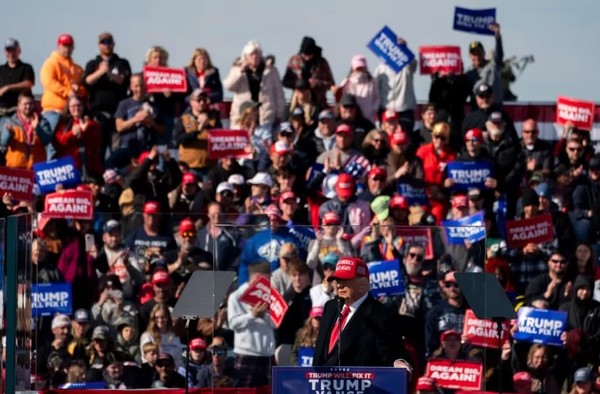 트럼프 전 대통령의 유세 현장 모습. (사진=블룸버그)