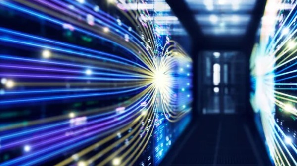 데이터센터와 광자기술의 접목을 시사하는 이미지.