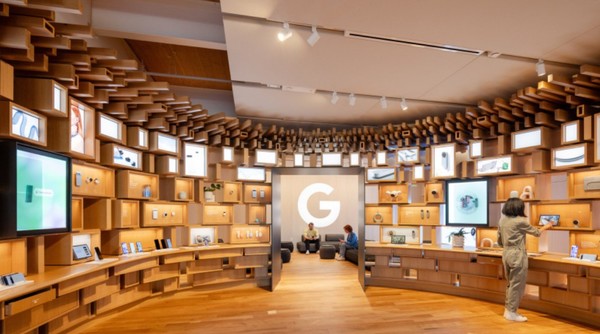 구글 제품 전시장. (사진=구글)