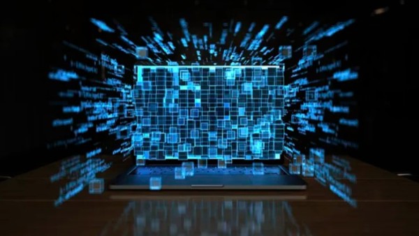 블루스크린 현상을 보이고 있는 PC이미지. (출처=어도비스톡)