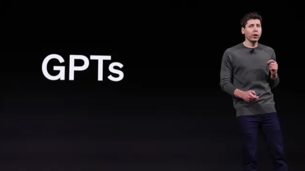 GPT 업그레이드를 소개하는 오픈AI의 CEO 샘 앨트먼. (사진=셔터스톡)