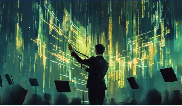 AWS 베드록의 멀티 에이전트 오케스트레이션 기능를 시사한 이미지. (사진=벤터비트)