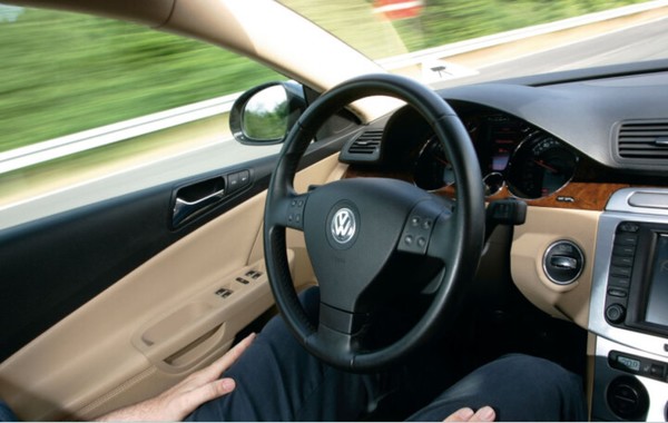 폭스바겐 자율주행 전기차 운전석. (사진=폭스바겐)