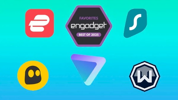 대표적인 5개 VPN 제품 로고. (사진=셔터스톡)