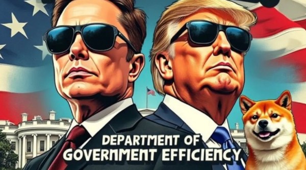 머스크와 트럼프를 패러디한 이미지. (사진=아이스톡)