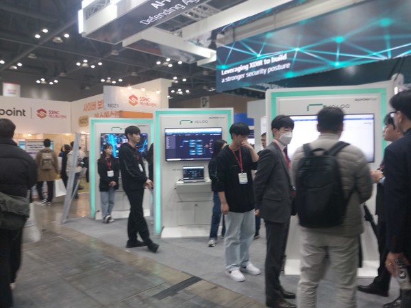 '국제보안엑스포 2024에 참가한 업체들의 모습으로 본문과는 직접 관련없음. (사진=애플경제)