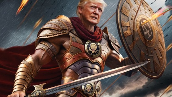 트럼프 밈 코인을 시사하는 합성 이미지. (출처=컬렉트 트럼프 카즈)