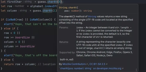  코딩 화면. (사진 출처=웹스톰)