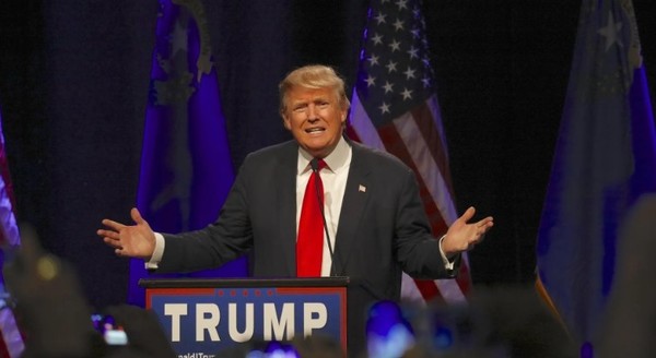 취임식 연설을 하고 있는 트럼프 대통령.(사진:AP통신)