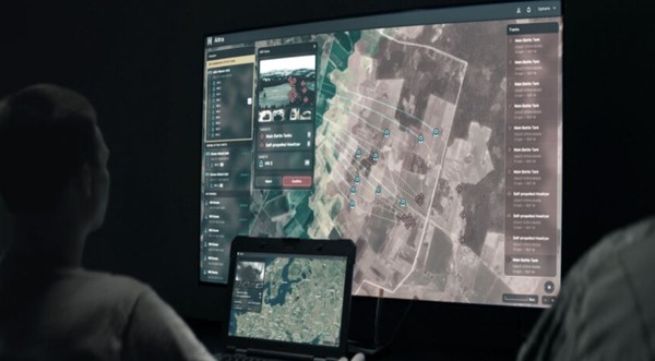 독일의 헬싱사가 개발한 AI 자율무기 플랫폼 'Altra' 화면. (사진=헬싱)