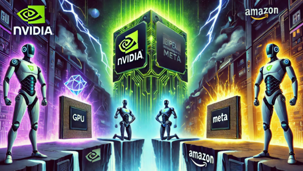 AI 칩 전쟁에 나선 기업들 이미지 (출처=챗GPT 생성)