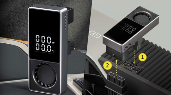  GPU 전원 커넥터와 어댑터. (사진=비디오카즈)