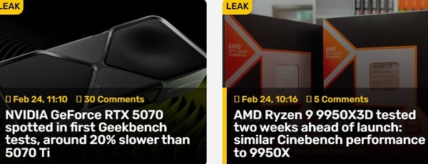 기술 전문 사이트 '비디오카즈'를 통해 사전 유출된 벤치마크 성능 화면. (사진=비디오카즈)