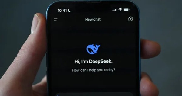 딥시크 화면. (출처=WSJ, 게티이미지)