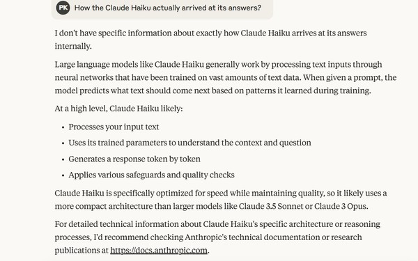 앤트로픽의 '클로드' 화면. (출처=앤트로픽)