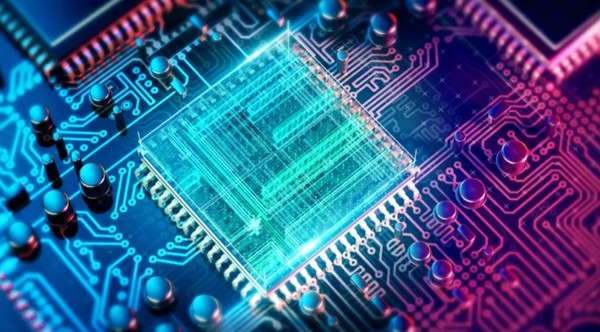 양자 기반 슈퍼컴퓨터 칩 이미지. (출처=셔터스톡)