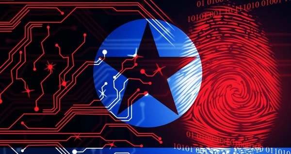 북한 로고와 IT 근로자 이미지. (이미지=게티이미지)