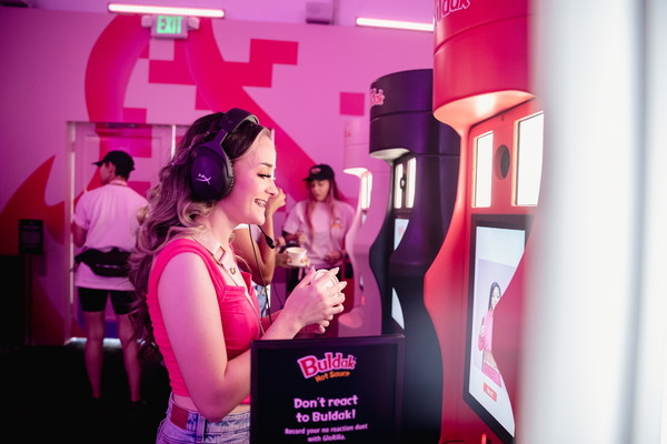 코첼라의 불닭 부스(사진:삼양식품)