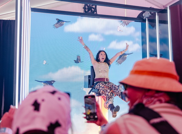 코첼라의 불닭 부스(사진:삼양식품)