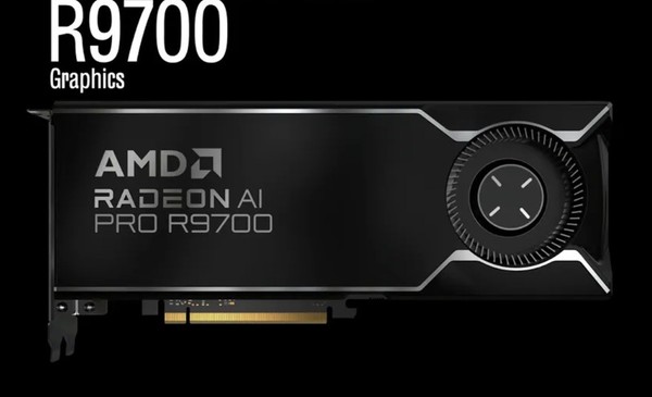 AMD의 라데온 AI Pro R9700 사양과 이미지. (출처=AMD, 트렌드포스)