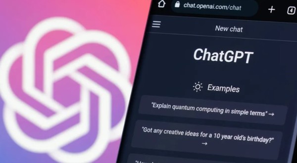 오픈AI의 챗GPT 앱 화면. (출처=셔터스톡)