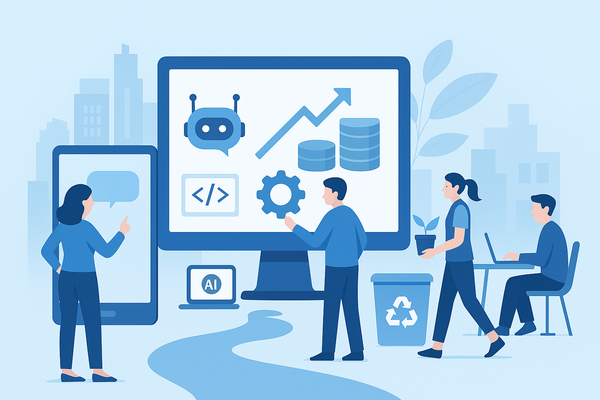 국내 금융사들이 생성형 인공지능(AI)과 ESG를 앞세워 디지털 전환을 본격화하고 있다. 사진은 본문과 직접 관련은 없음.(사진:챗GPT)