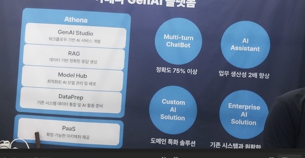 '2025 국제인공지능대전'에 출품한 업체의 부스로서 본문과 직접 관련은 없음. (사진=애플경제)