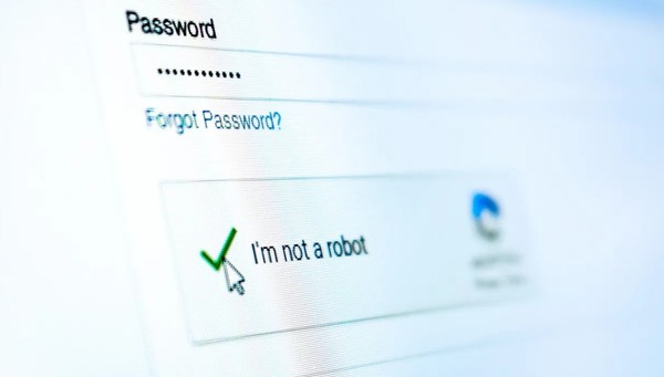 본인 인증을 위한 캡차 화면. (출처=셔터스톡)