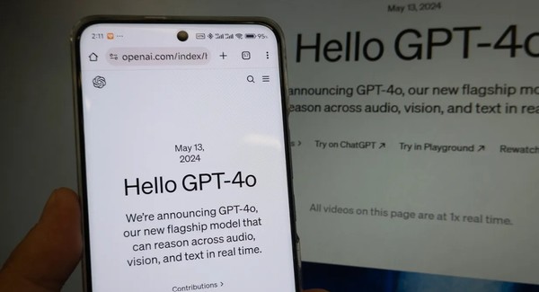  오픈AI의 GPT-4o 소개 이미지. (출처=오픈AI) 