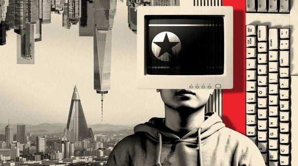 북한의 서방세계 일자리 해킹을 시사하는 이미지. (출처=엑시오스)