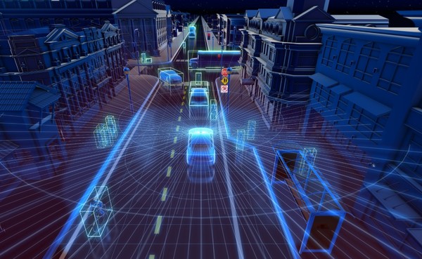 엣지 센서 자율주행 이미지. (출처=벨로다인 라이다)