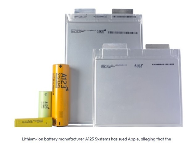 리튬이온 배터리 이미지. (출처=A123)