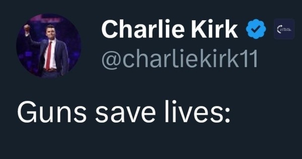  X에 게시된 찰리 커크 영상 컷. (출처=X)