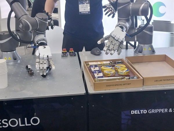 '2024 로보월드'에 출품된 협업 로봇의 모습으로 본문과 직접 관련은 없음. (사진=애플경제)