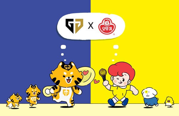 오뚜기X젠지 협업 포스터.(사진:오뚜기)