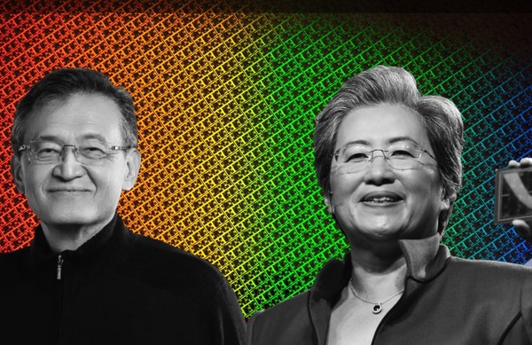 인텔 CEO 립부 탄(왼쪽)과 AMD CEO 리사 수. (이미지=Wccftech)