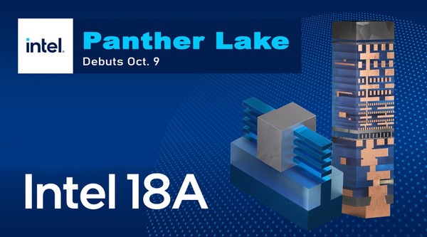 인텔이 곧 가동할 18A 공정의 팬터 레이크 CPU 이미지 (출처=인텔)