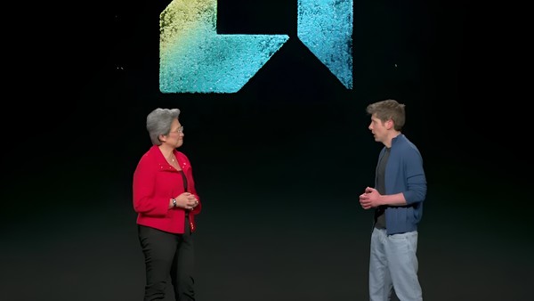 오픈AI 샘 앨트먼과 인텔의 리사 수.