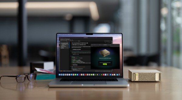 엔비디아 슈퍼컴퓨터 'DGX Spark' 이미지. (이미지=엔비디아)
